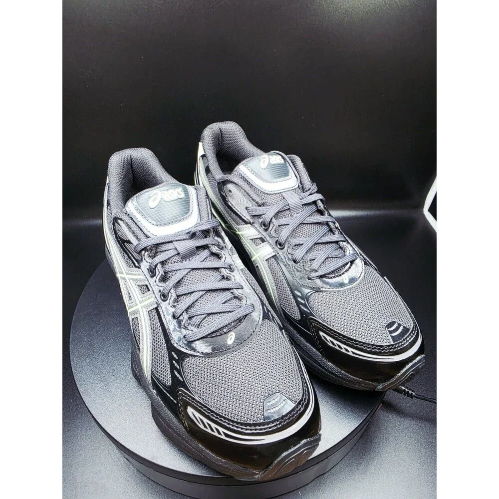 ASICS GEL-KINETIC FLUENT Low Top Lace-Up Sneaker Graphite/Yellow 8 MEN/9.5 WOMEN
